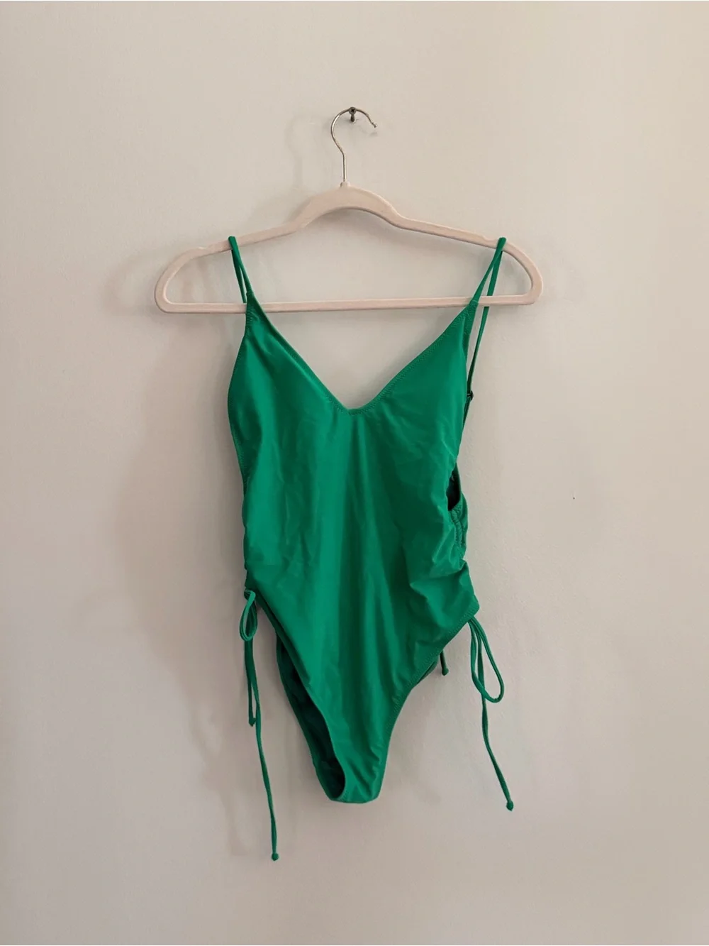 Kendall + Kylie Swimsuit One Piece Side Rouche Tie